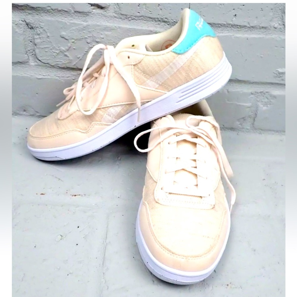 Reebok Royal Techque Shoes Women’s 9.5 Textile Peach Reecycled FX2305